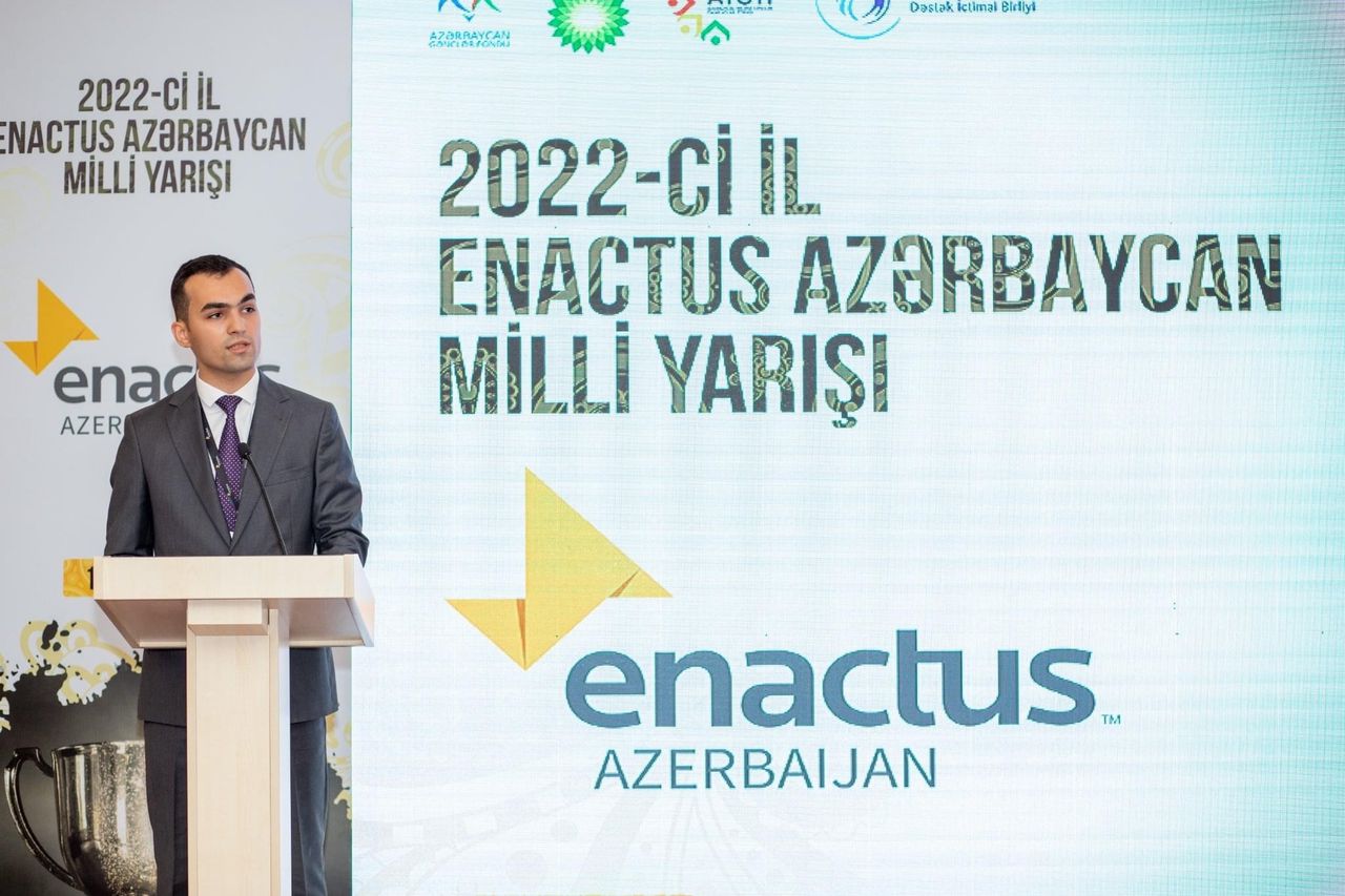 “2022-ci il Enactus Azərbaycan Milli Yarışı”nda çıxış